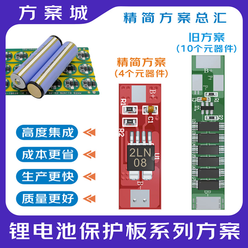锂电池保护板系列方案